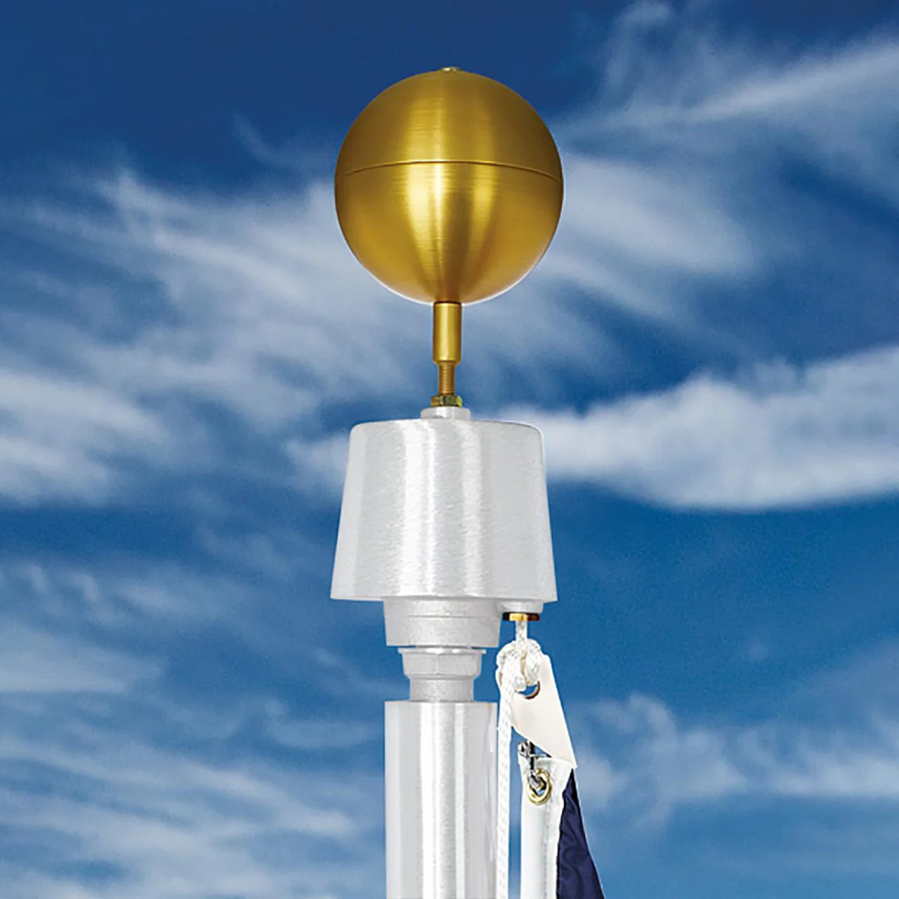 Sentry II Series 35ft Commercial Flagpole - .156in Wall Thickness - 6in Butt Diameter - Image 7