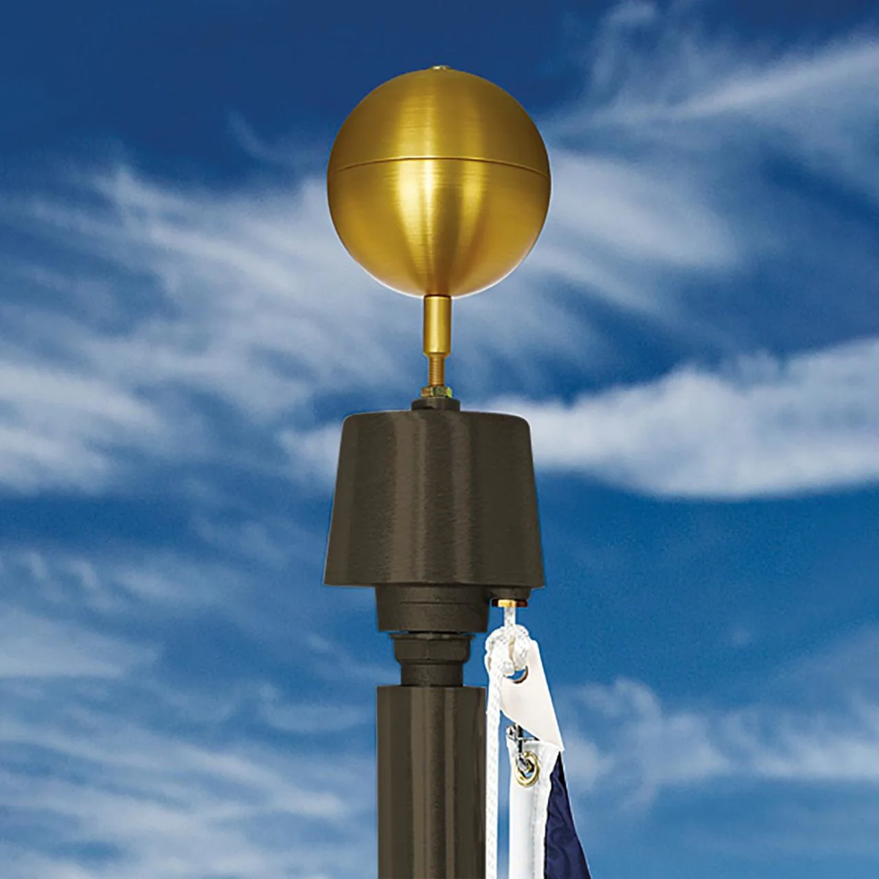 Sentry II Series 35ft Commercial Flagpole - .156in Wall Thickness - 6in Butt Diameter - Image 8