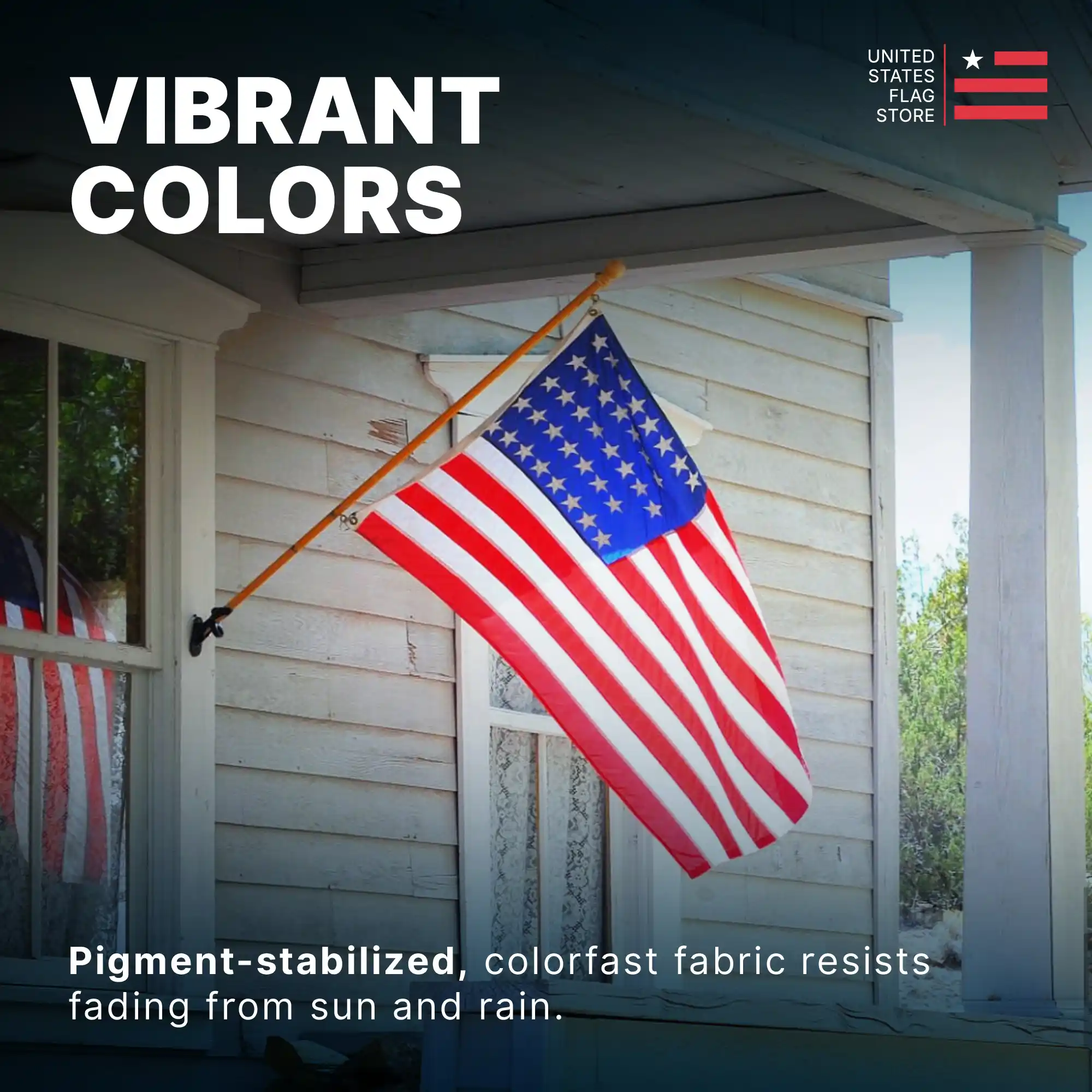Super Tough 5ft x 8ft Nylon American Flag - Image 8