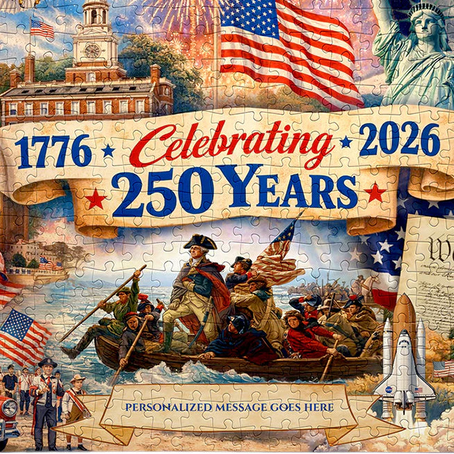 America 250 Custom Jigsaw Puzzle - 500 Piece - Image 2