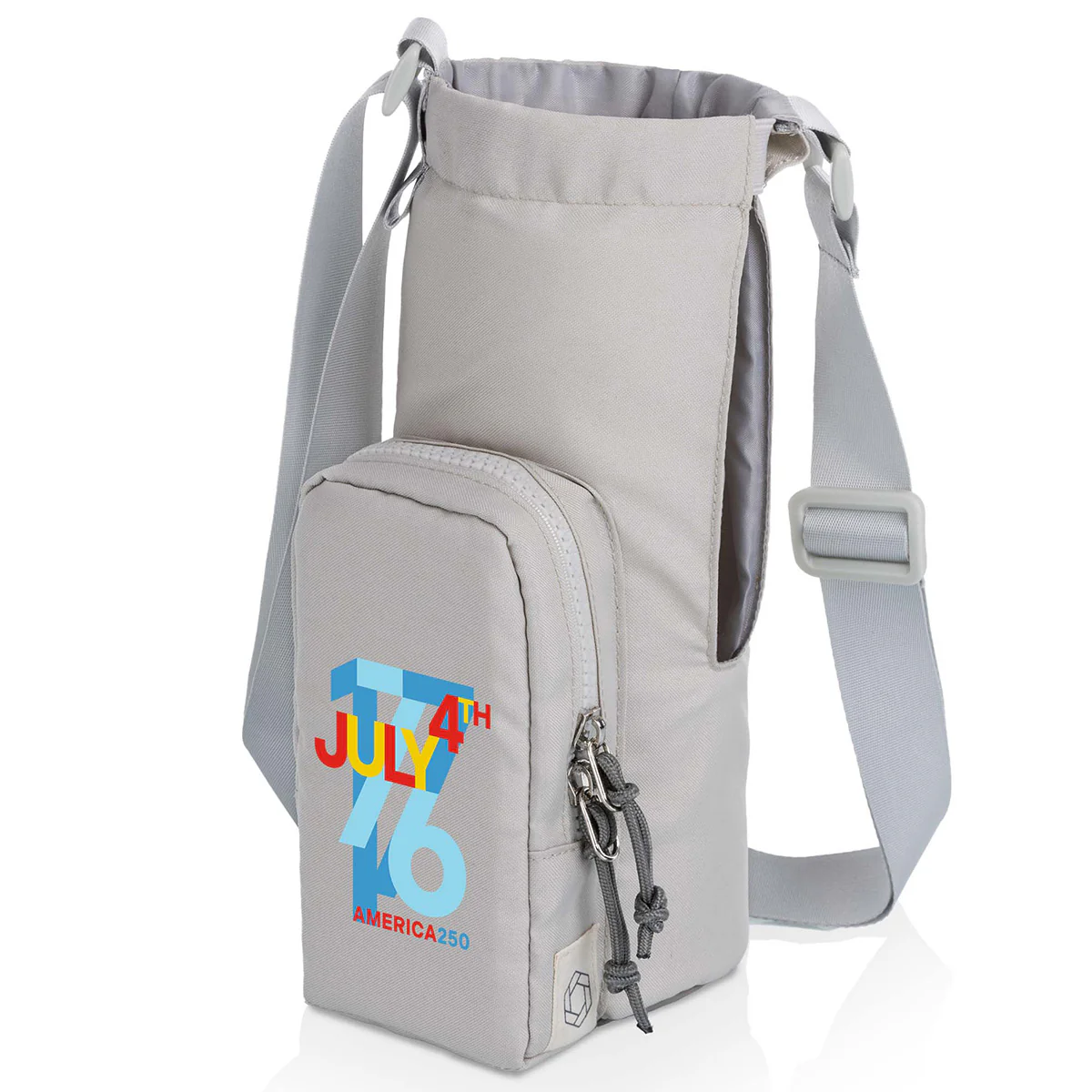 America 250 Water Bottle Crossbody - Gray