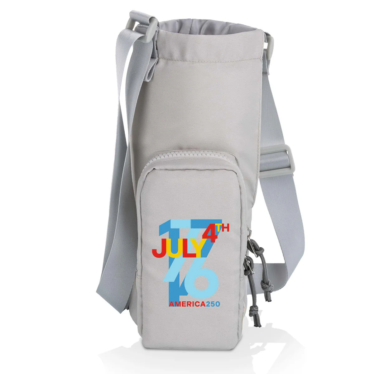 America 250 Water Bottle Crossbody - Gray - Image 2