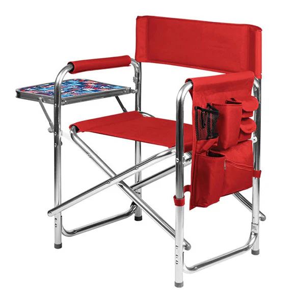 America 250 Portable Chair with Side Table - Parade Chair - Red - Image 4