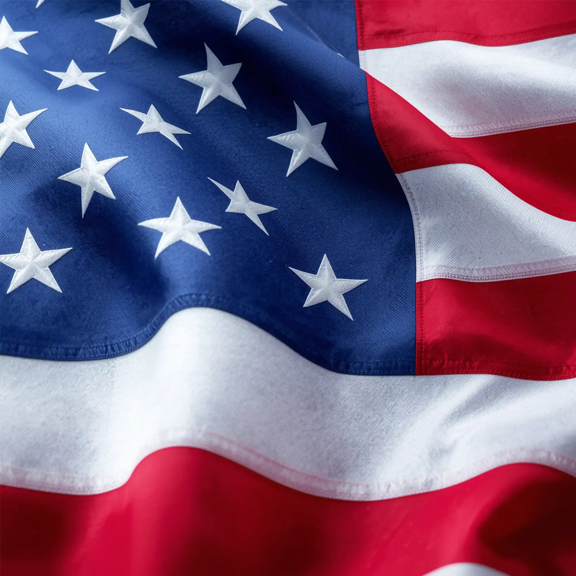 Super Tough 10ft x 15ft Nylon American Flag - Image 7