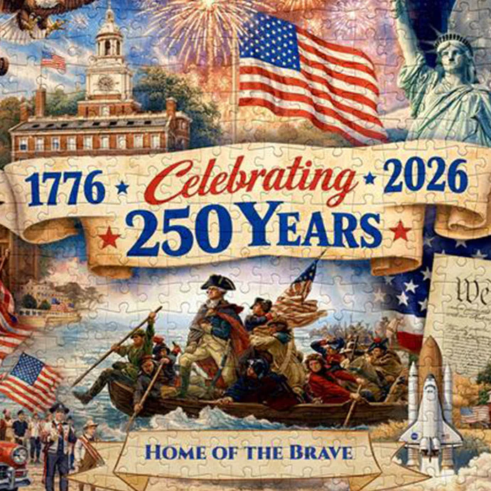 America 250 Home of the Brave Jigsaw Puzzle - 500 PCs - Image 3