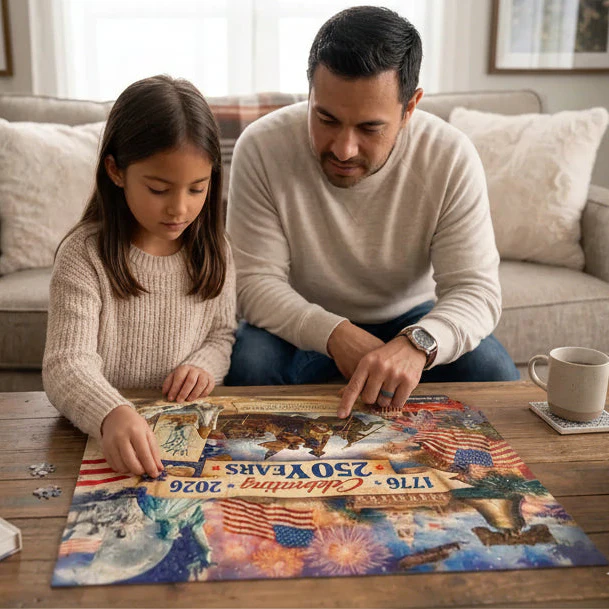America 250 Home of the Brave Jigsaw Puzzle - 500 PCs - Image 4