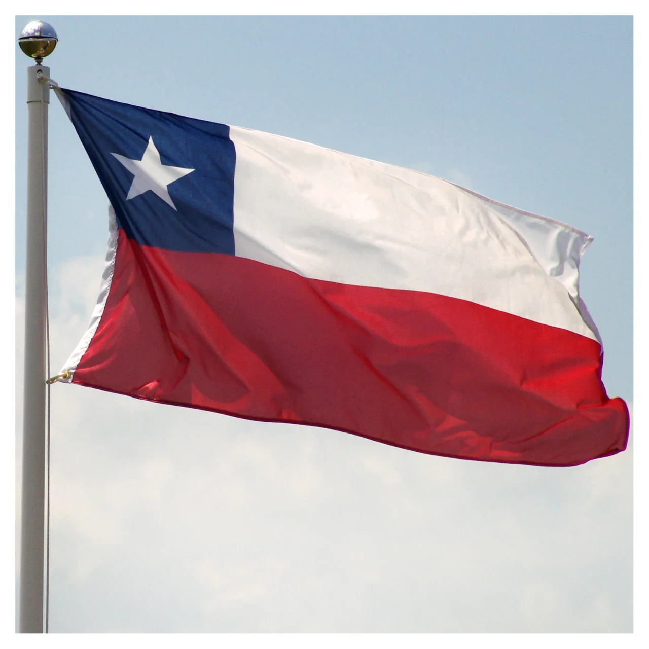 Chile flag 3ft x 5ft Super Knit Polyester - Image 2
