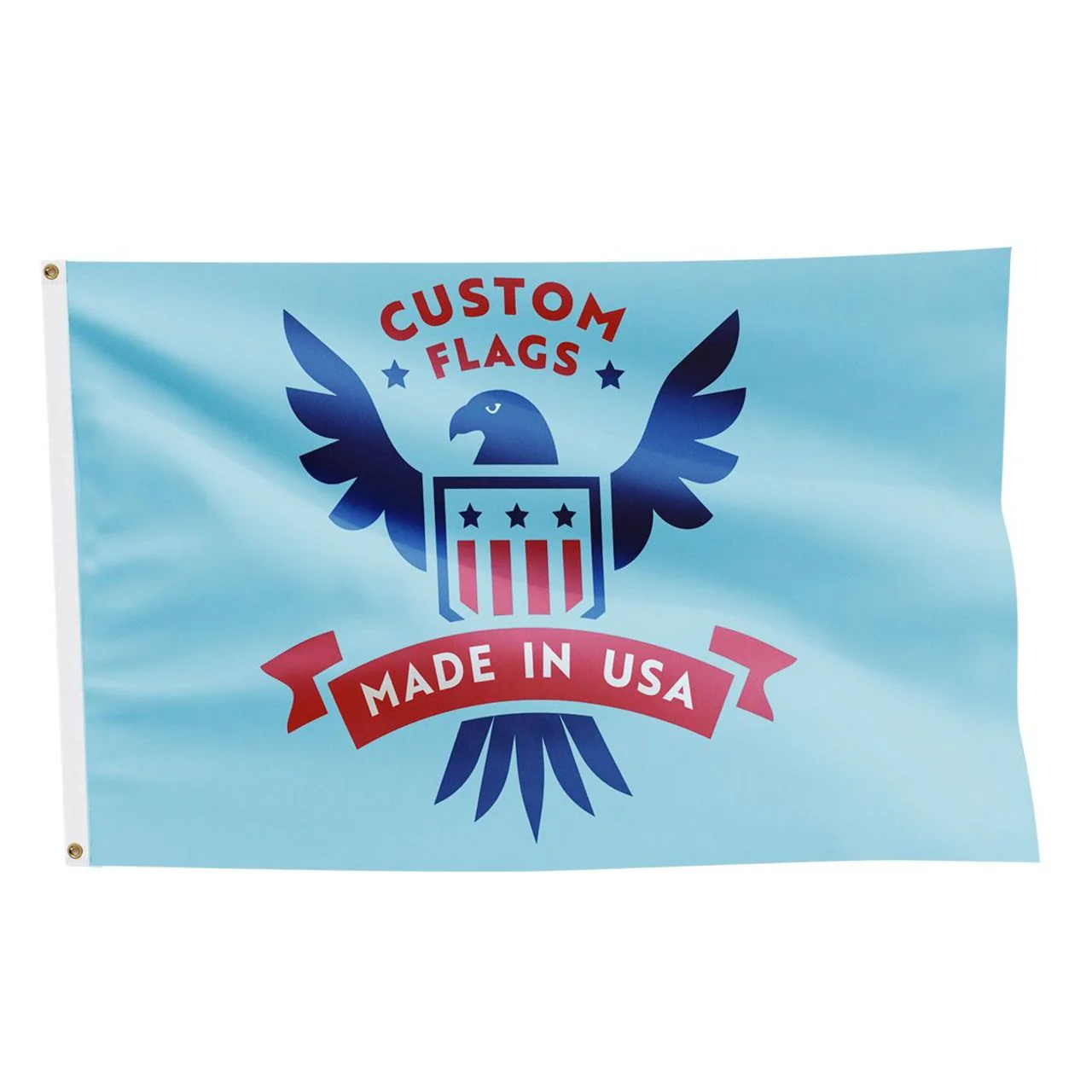 Custom Double-Sided with Liner 4ft x 6ft Knit Polyester Flag