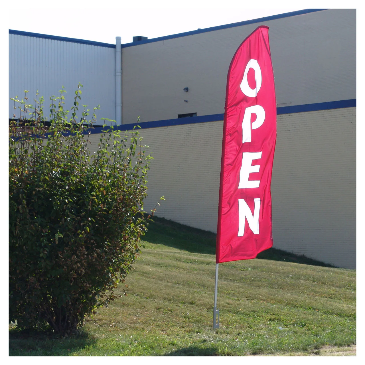 Custom Made Digital 3' x 10.5' Blade Flag - Swooper Flag - Image 2