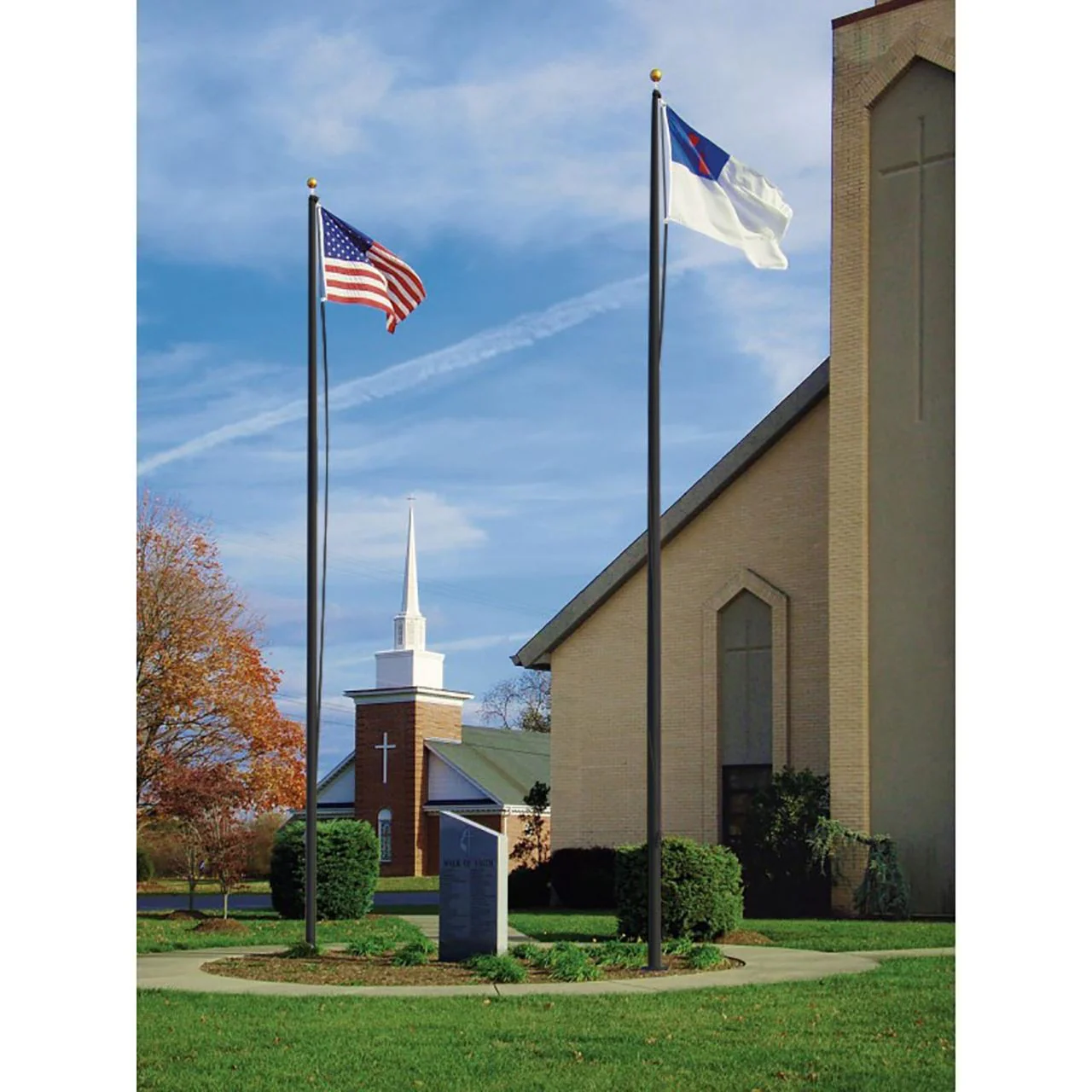 Estate Series 20ft Commercial Flagpole - .125in Wall Thickness - 3in Butt Diameter - Image 7