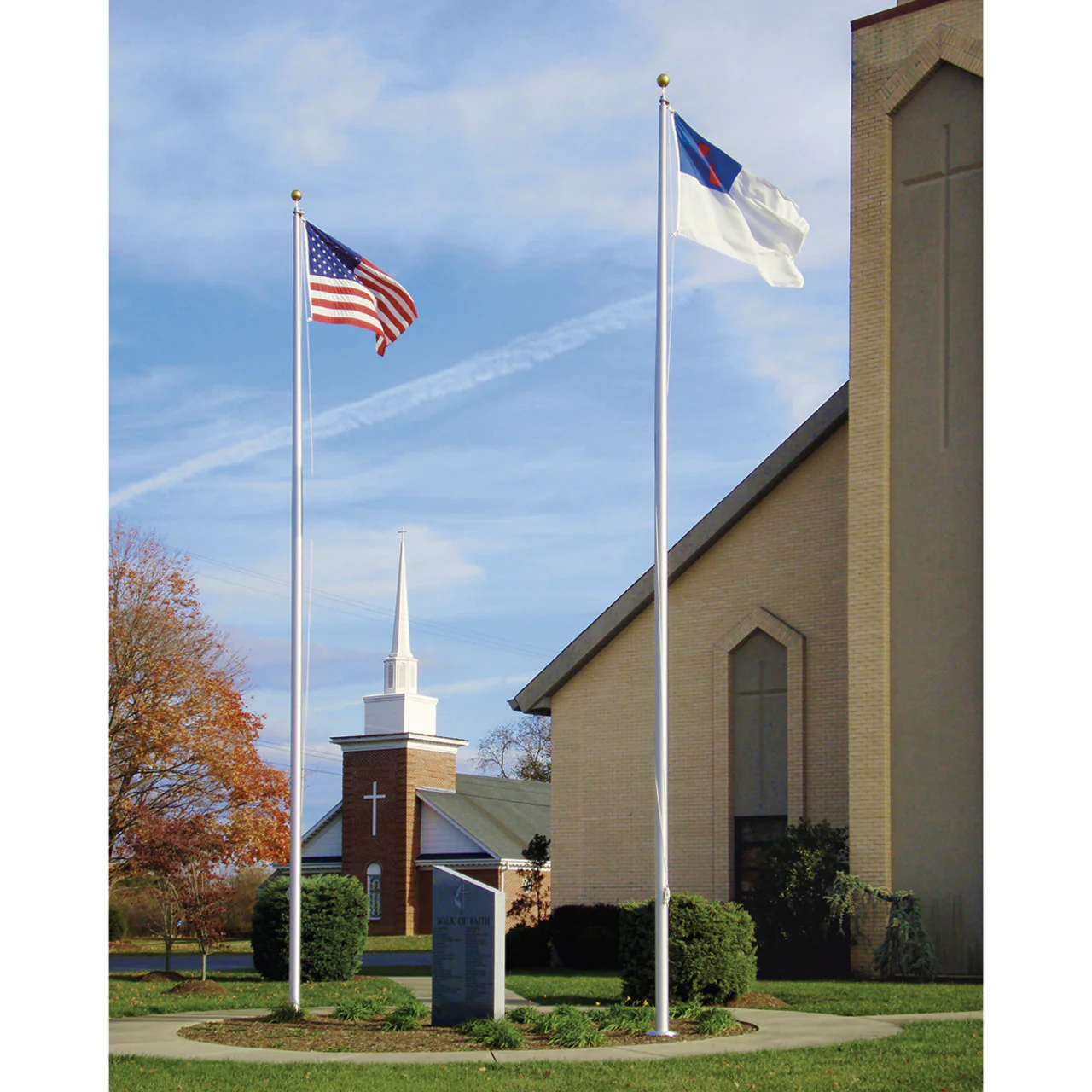 Estate Series 25ft Commercial Flagpole - .125in Wall Thickness - 3in Butt Diameter - Image 10