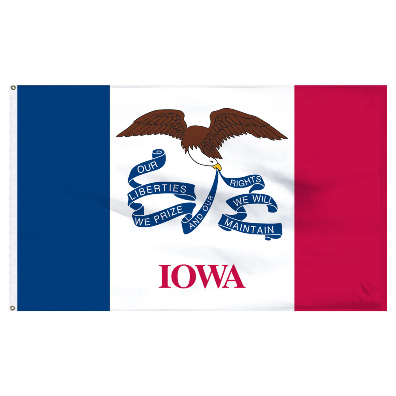 Iowa Flag 5 x 8 Feet Nylon