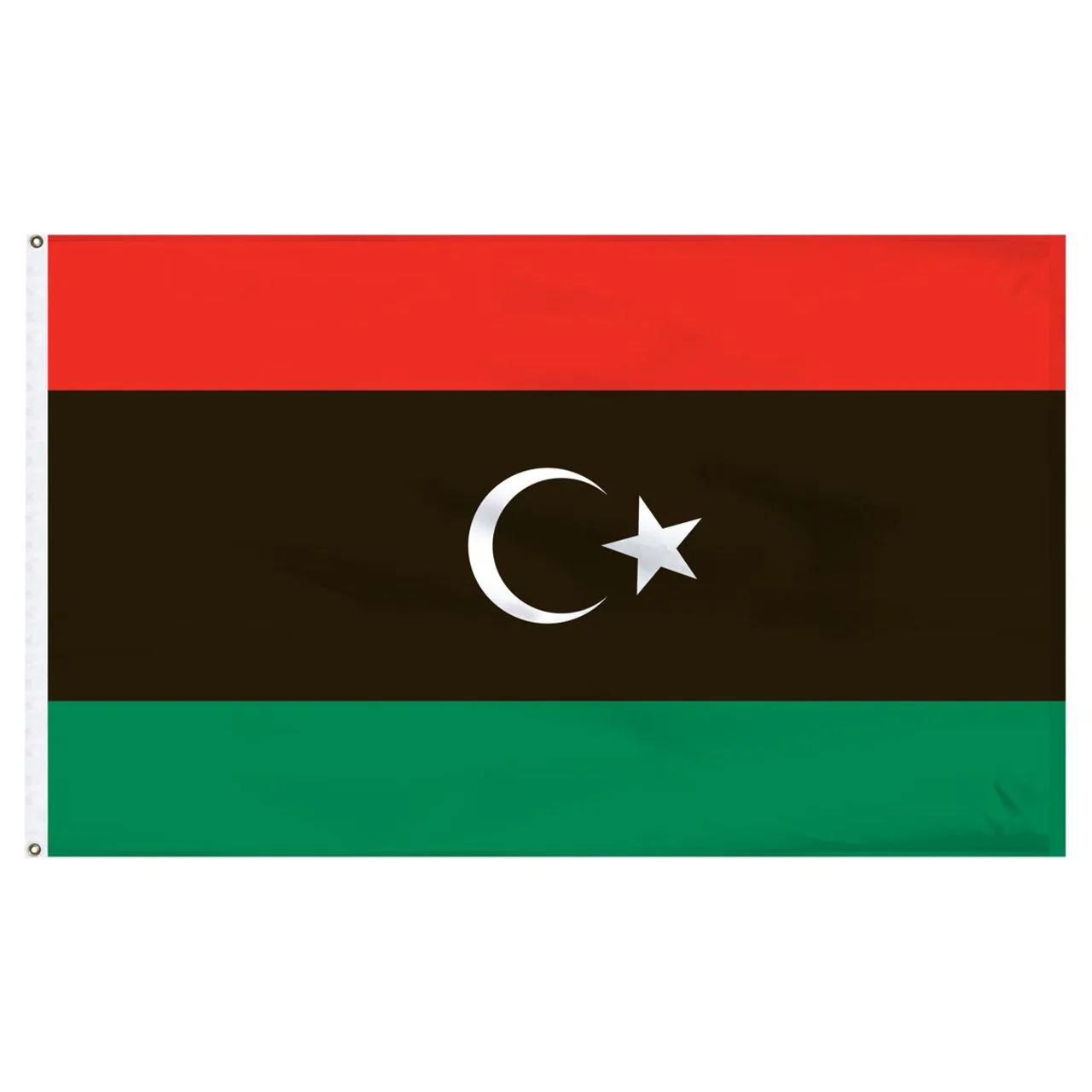 Libya Flag 3ft x 5ft Nylon - Image 3