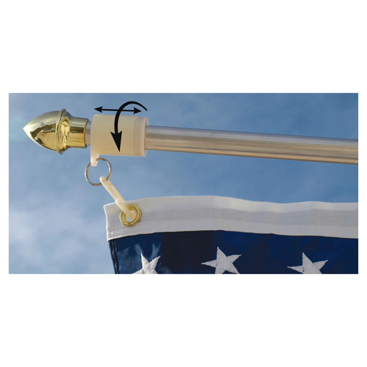 Never Furl Kit for 1in Diameter Poles - Image 2