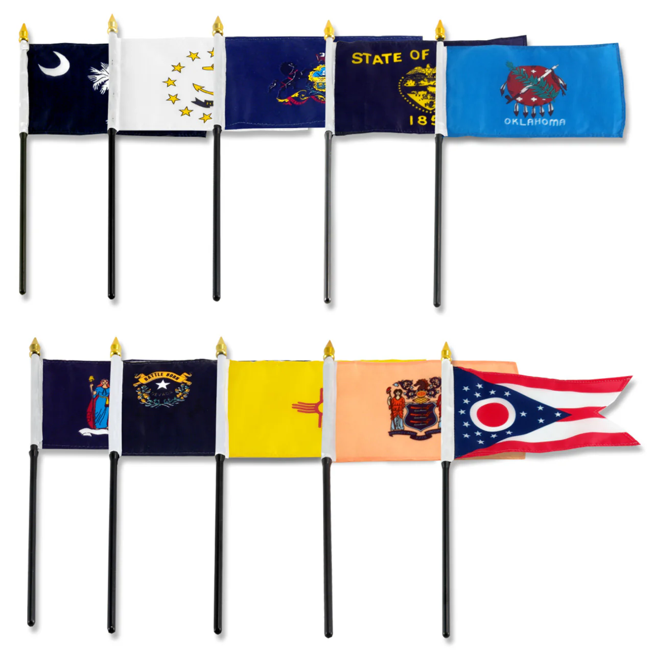 Set of 50 State Flags - 4" x 6" - Image 3