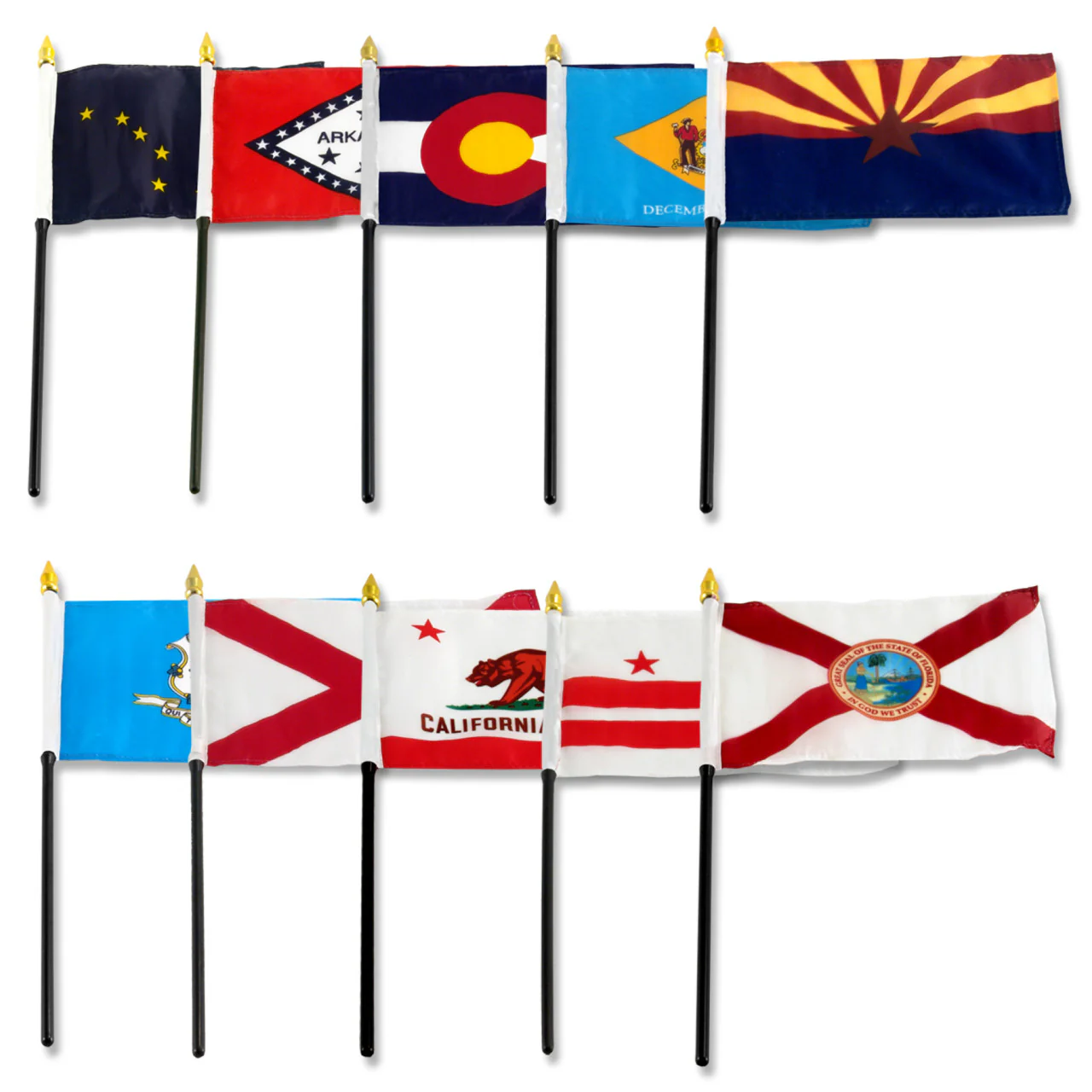 Set of 50 State Flags - 4" x 6" - Image 4