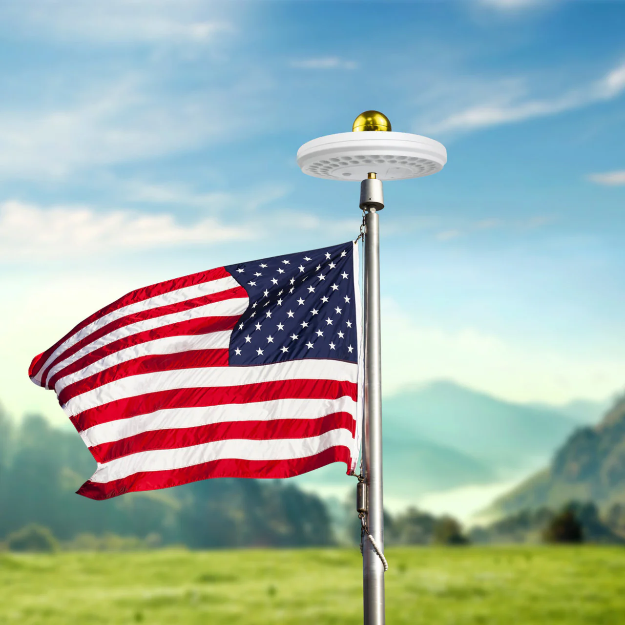 Solar LED Flagtop Pole Light - 420 Lumens - LumeGen - Image 4