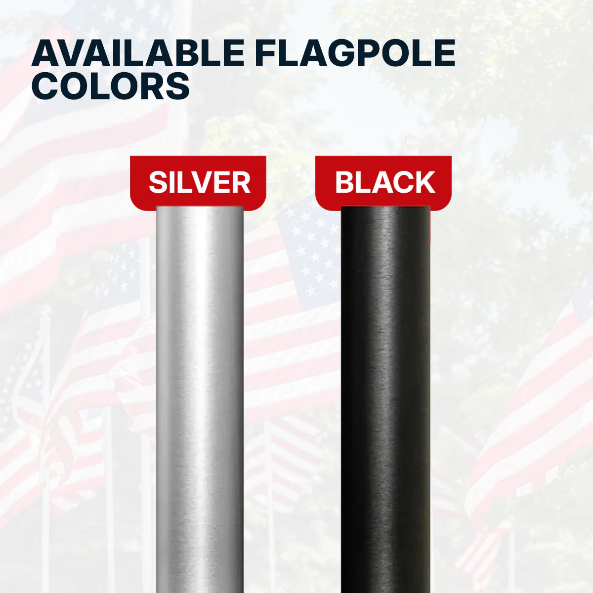 Super Tough 20ft Heavy Duty Silver Anodized Aluminum Flag Pole - Image 9