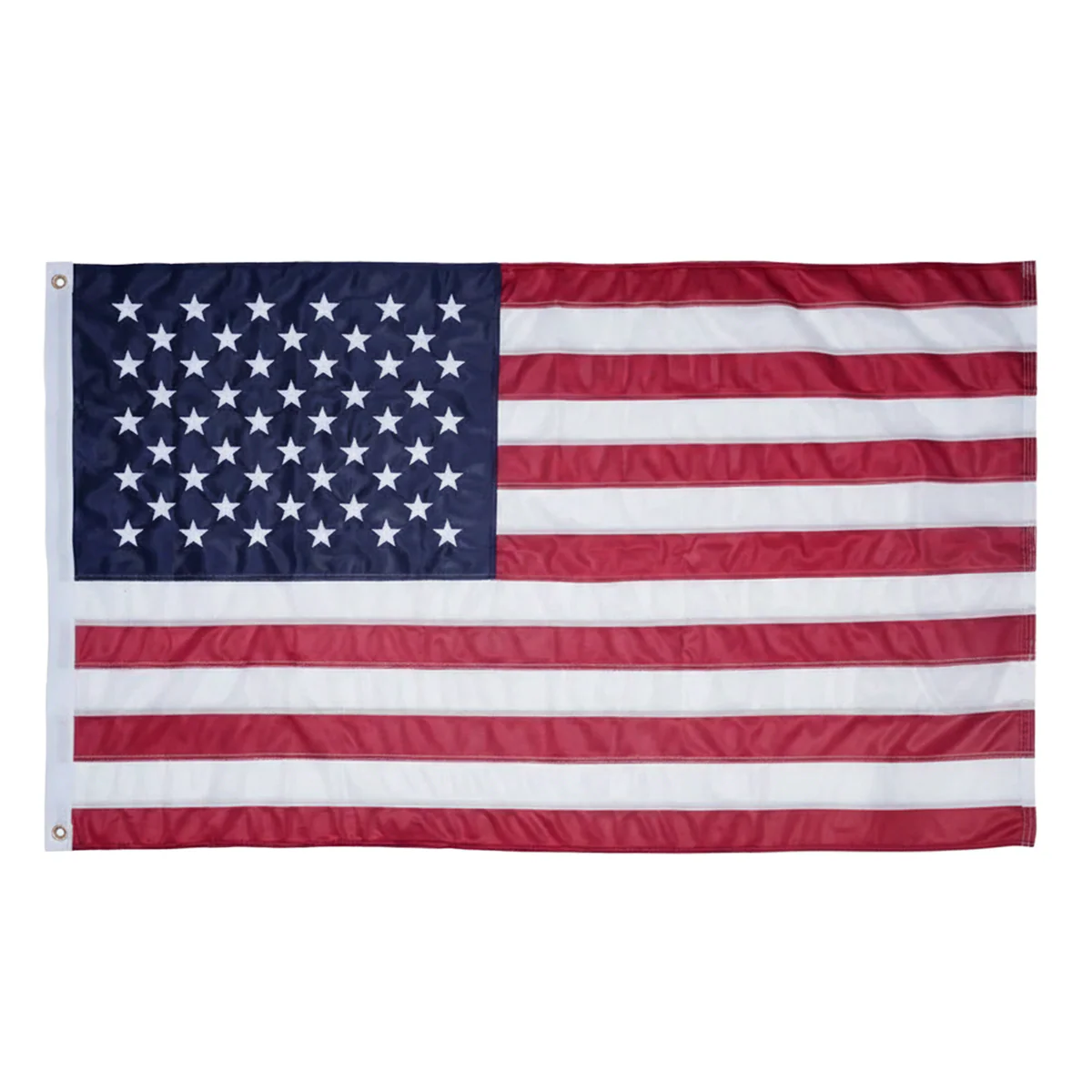 Super Tough Bundle - 25ft Heavy Duty Silver Anodized Aluminum Flagpole And 4x6ft Knitted Polyester American Flag - Image 2