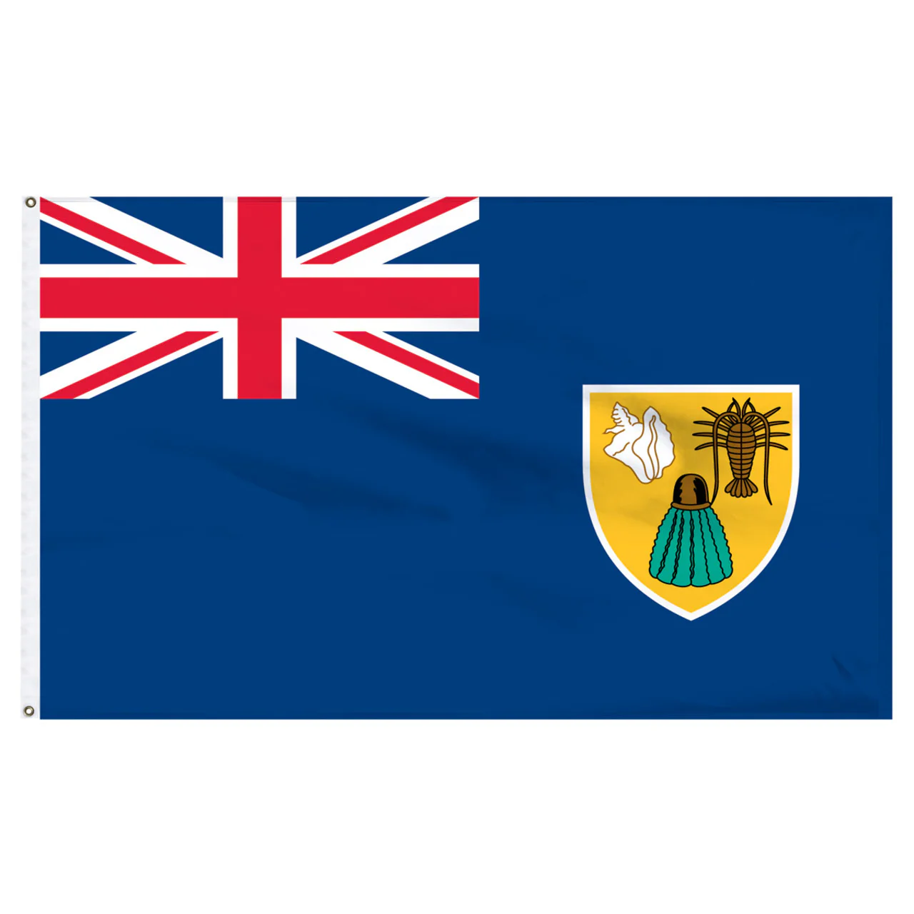 Turks and Caicos 3ft x 5ft Nylon Flag - Outdoor